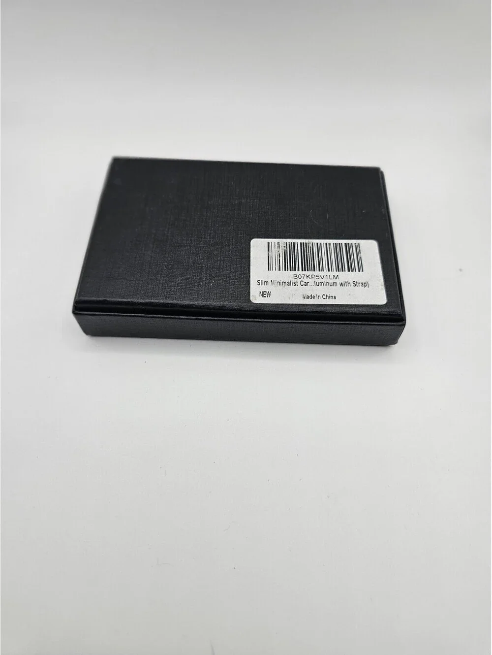 Duxtio Carbon Fiber RFID Minimalist Wallet Money Clip Black NIB